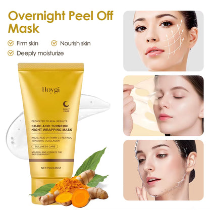 Kojic Acid Turmeric Overnight Peel-Off Glow Mask