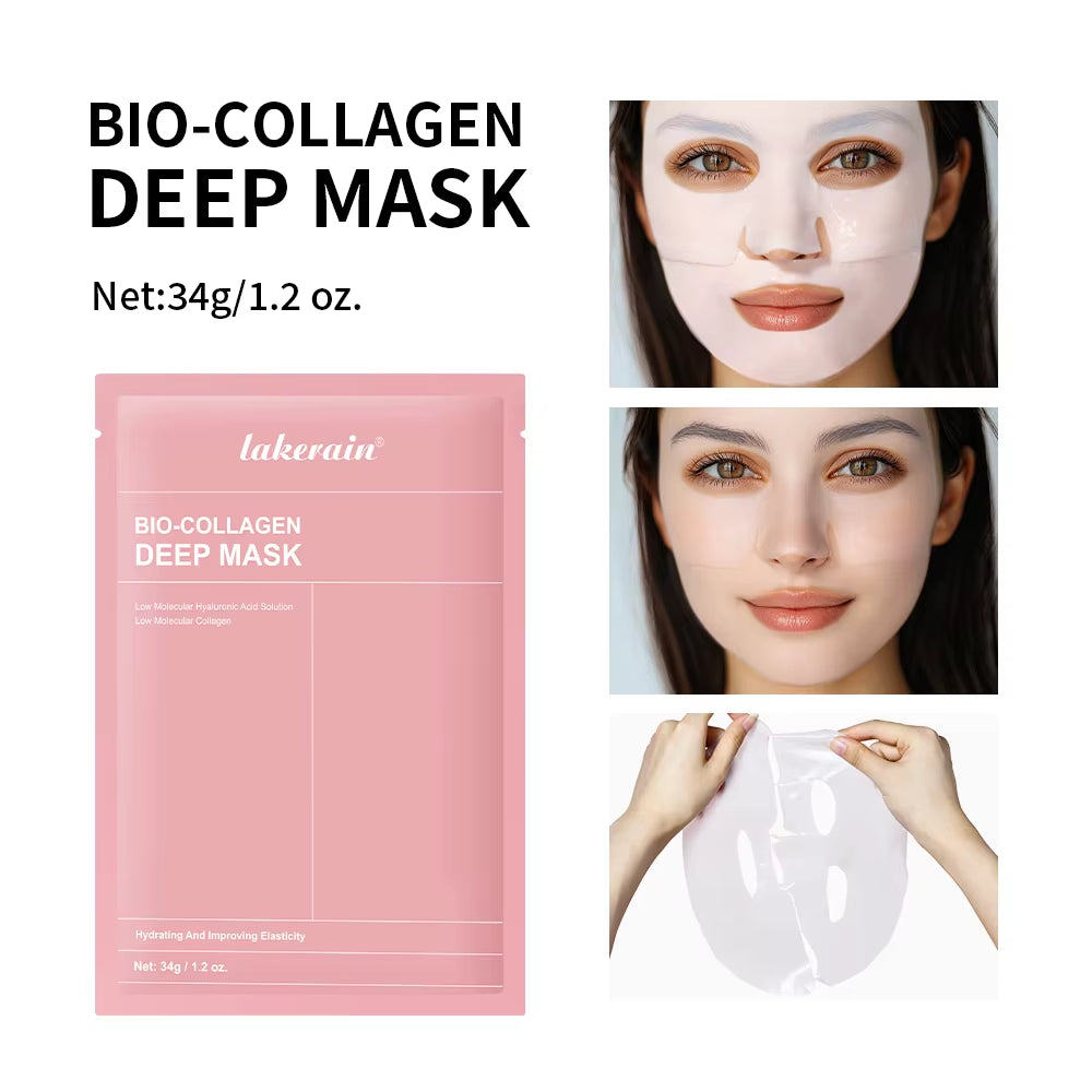Korean Deep Collagen Peel-Off Mask – Anti-Wrinkle Lifting Overnight Skin Repair Pack