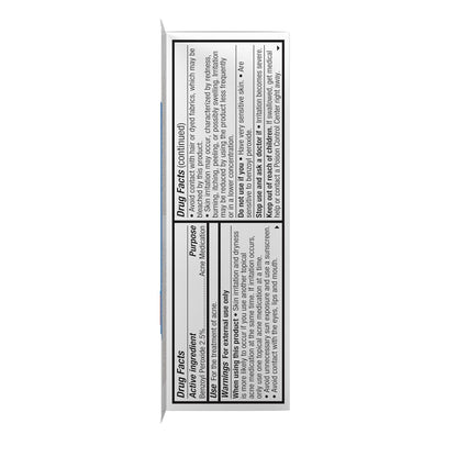 On-The-Spot Acne Spot Treatment Cream with 2.5% Benzoyl Peroxide, Gentle Face Blemish Medicine for Acne-Prone Skin, Vanishing Formula, Clinically Proven Day-1 Results, 0.75-Ounce Tube