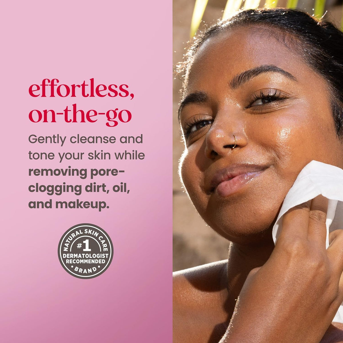Stocking Stuffers, Rose Water Face Wipes, for All Skin Types, Hydrating Micellar Makeup Remover & Facial Cleansing Towelettes, Skin Care Christmas Gifts, 30 Ct (3-Pack)