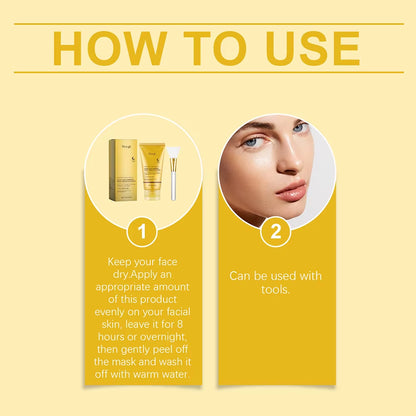 Kojic Acid Turmeric Overnight Peel-Off Glow Mask