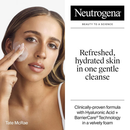 Hydro Boost Facial Cleansing Gel, Hydrating Gentle Face Cleanser and Makeup Remover with Hyaluronic Acid, Hypoallergenic Formula, 7.8 FL OZ