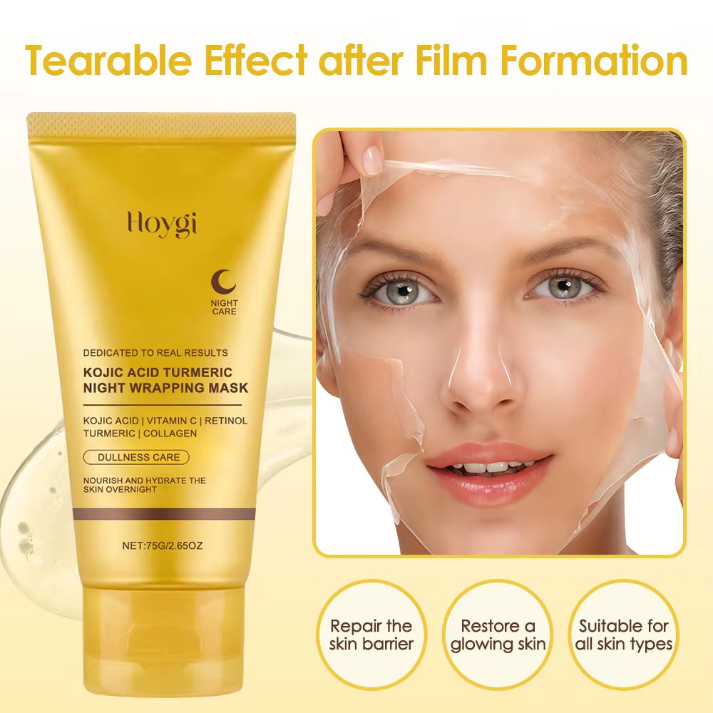 Kojic Acid Turmeric Overnight Peel-Off Glow Mask