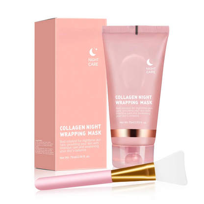 Korean Deep Collagen Peel-Off Mask – Anti-Wrinkle Lifting Overnight Skin Repair Pack