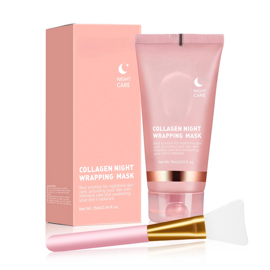 Korean Deep Collagen Peel-Off Mask – Anti-Wrinkle Lifting Overnight Skin Repair Pack